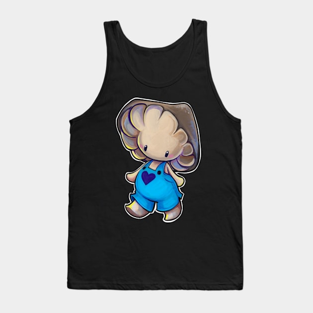 Blue mushroom Tank Top by BiancaRomanStumpff